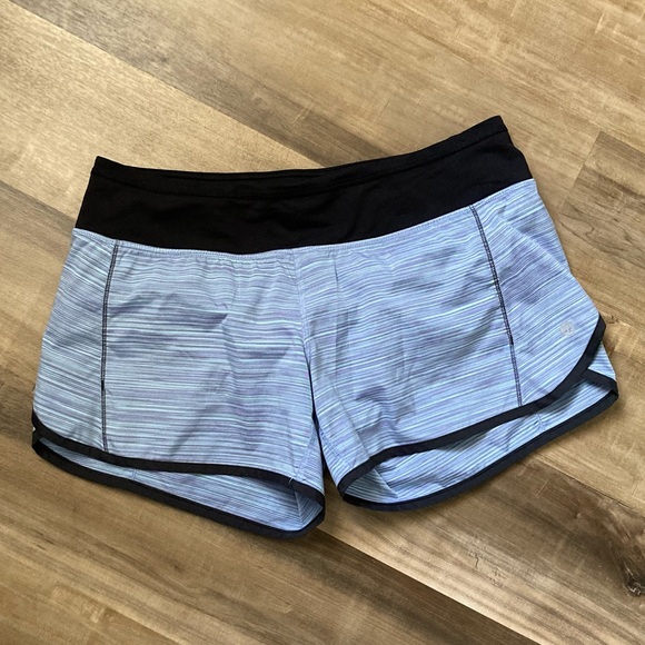 [Lululemon] Turbo Run Short Twisted Stripe Caspian Blue 6 - Picture 3 of 10
